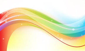 Abstract Colored Wave